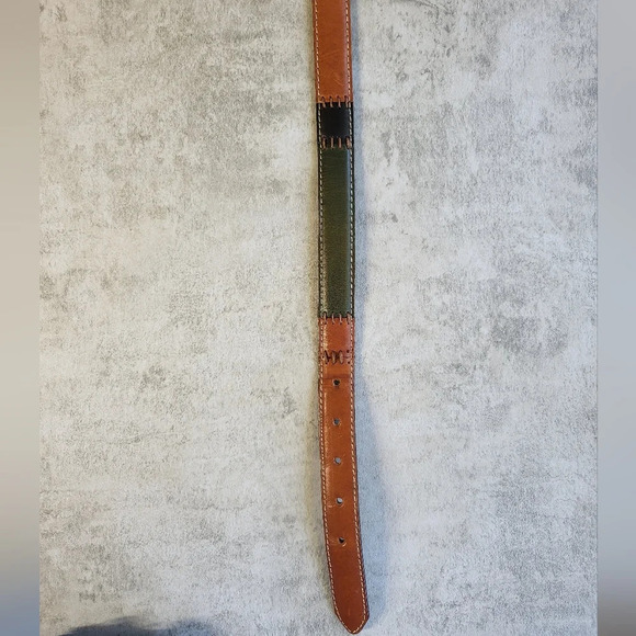 FOSSIL Stitch Multicolor Leather Belt - Picture 4 of 9